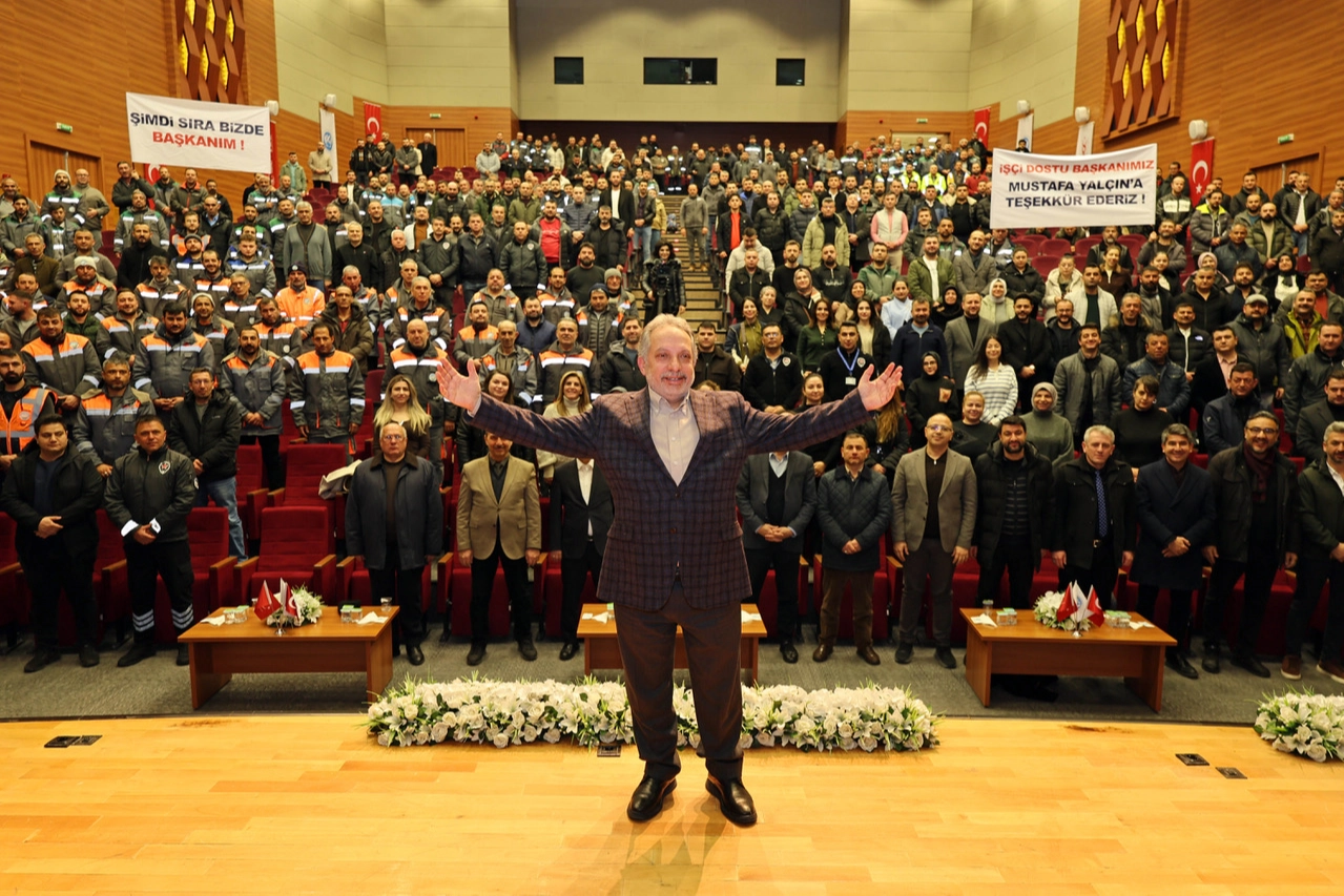 Belediye Çalışanlarından Yalçın’a Duygusal Teşekkür