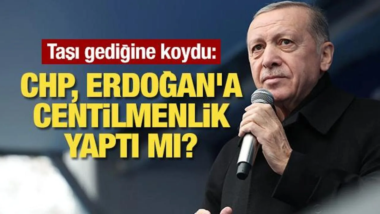 Belediye Seçimlerinde Centilmenlik Tartışması