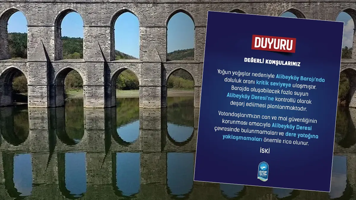 Belediyeden o bölge için tehlikeli uyarı: 'Dere ve dere yataklarına yaklaşmayın'