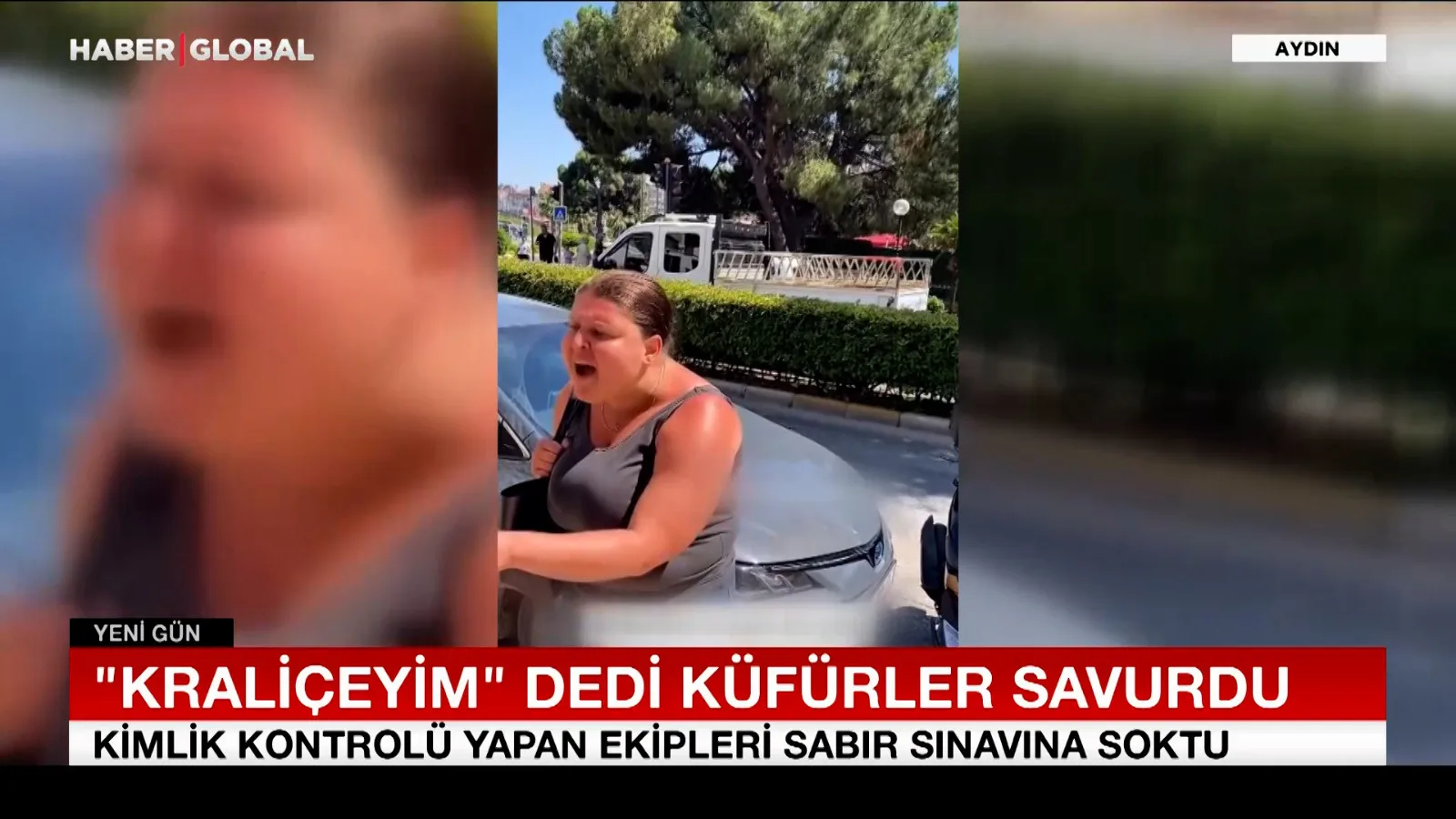 Ben Kraliçeyim Dedi, Polisle Zor Anlar Yaşandı!