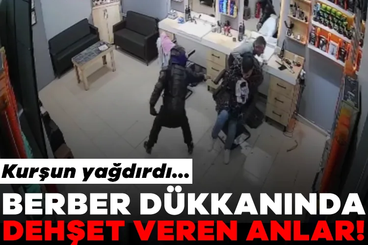Berber Dükkanında Kurşun Yağmuru: Saldırı Anı!