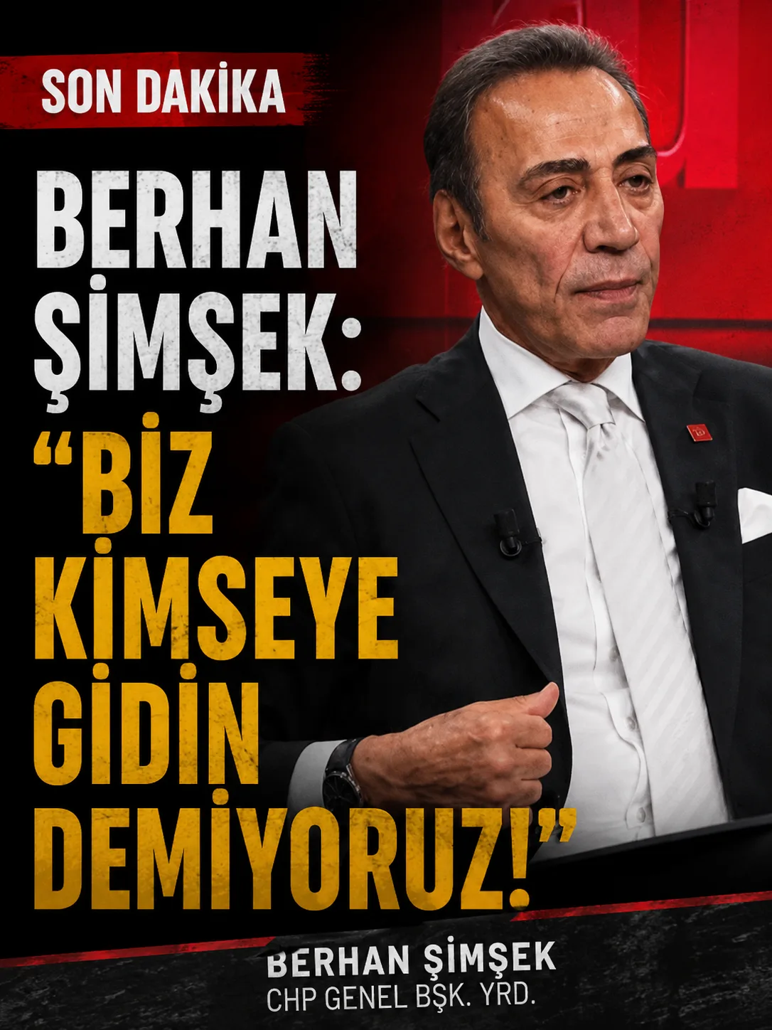 Berhan Şimşek: Özgür Özel cephesinin gerekçelerinin hepsi çöp!