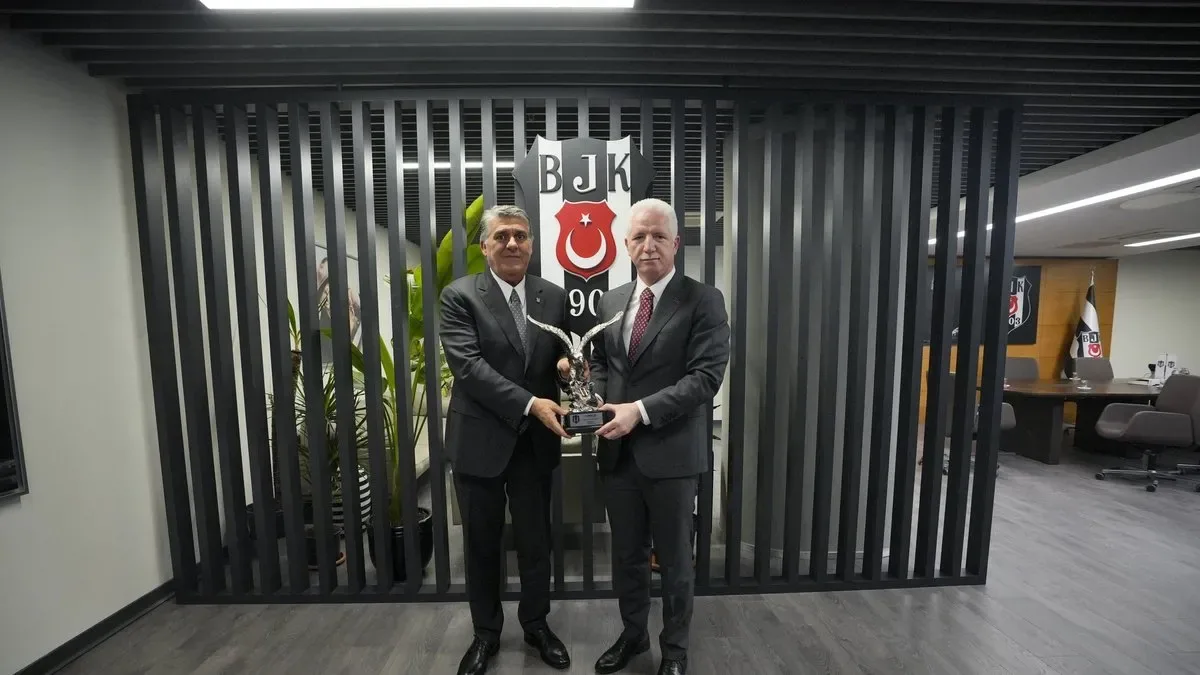 Beşiktaş Başkanı Adalı, Vali Gül’ü Ağırladı