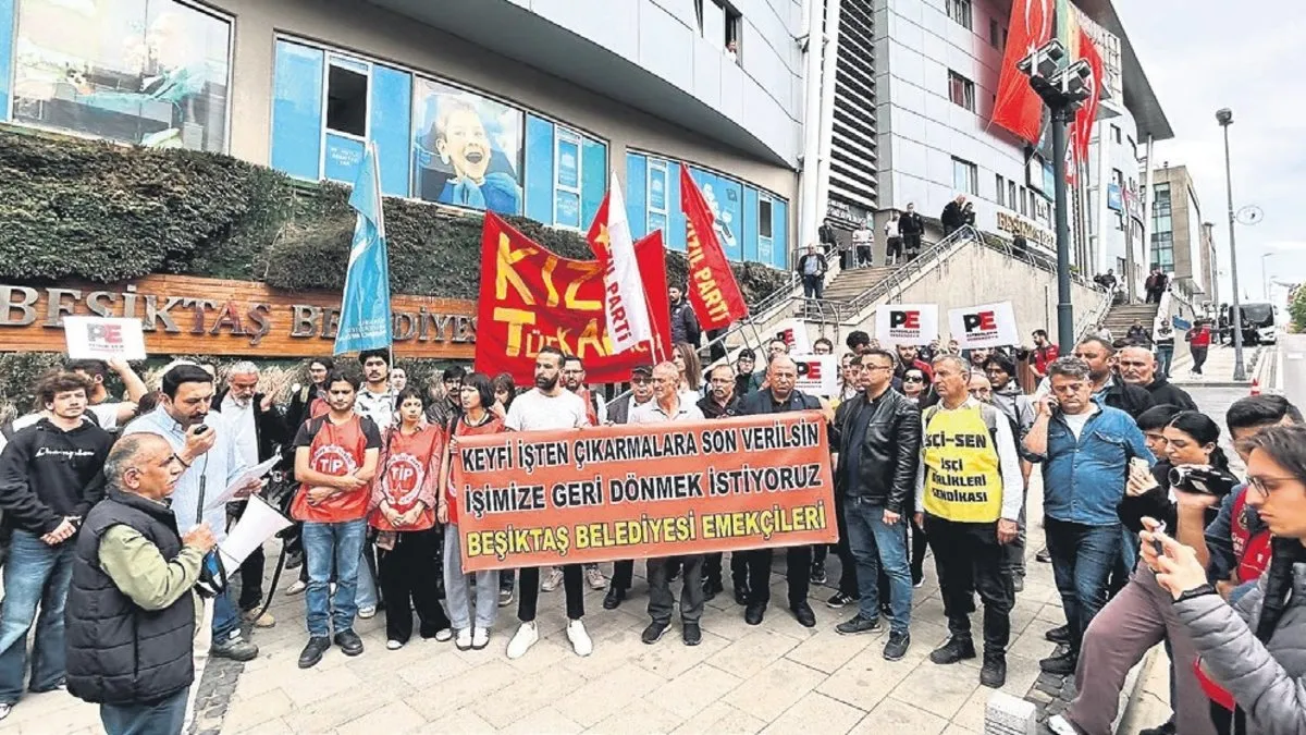 Beşiktaş’ta İşçiler Hakları İçin Eylemde!