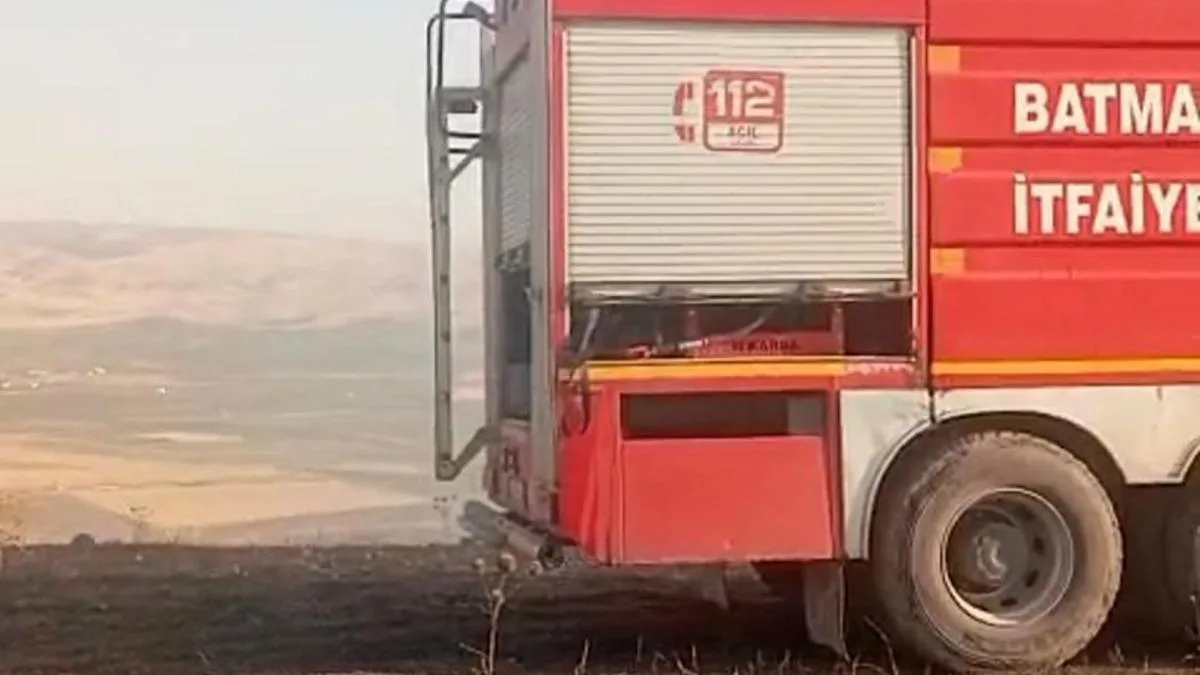 Beşiri’de Anız Yangını Kontrol Altına Alındı