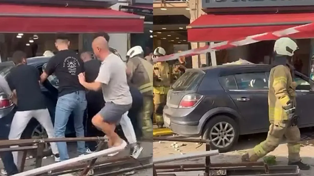 Beykoz’da Otomobil Yayalara Çarptı, Yaralılar Var!