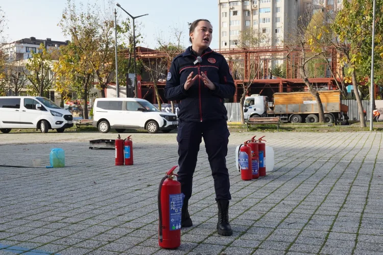 Beylikdüzü’nde Yangın Güvenlik Eğitimi Düzenlendi