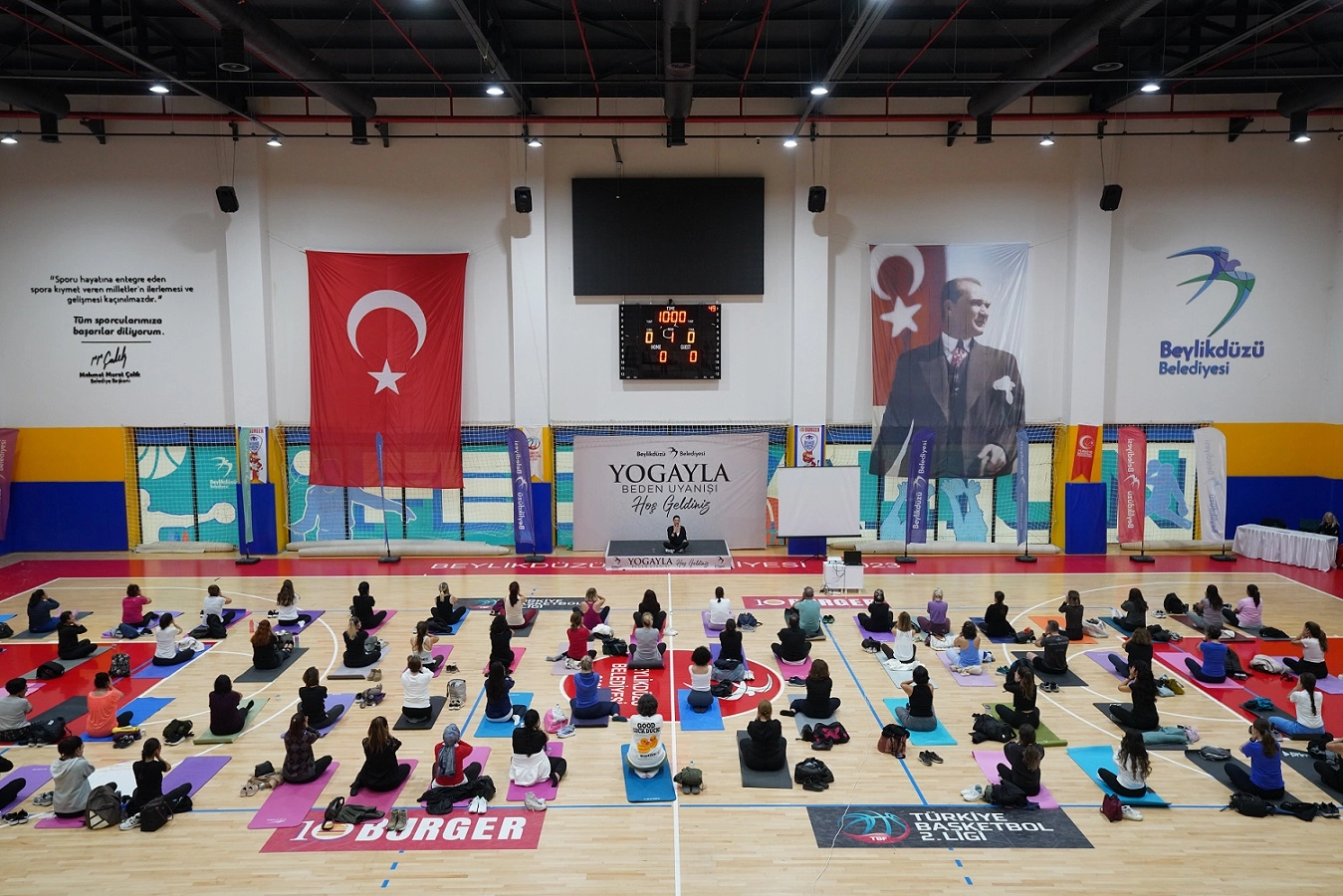Beylikdüzü’nde Yogayla Beden Uyanışı Etkinliği