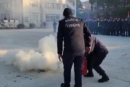 Bilecik Jandarma Yangın Eğitimi