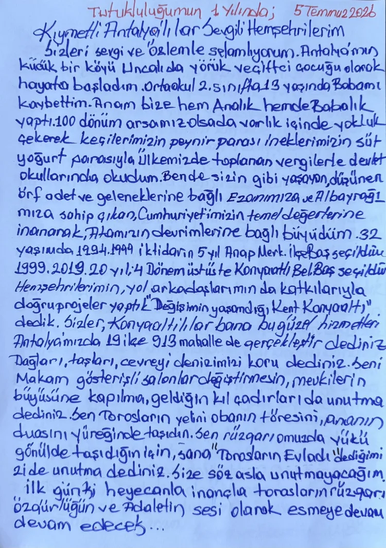 Böcek: ‘İhanetin Bahanesi Olmaz, Bedeli Olur’