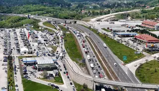 Bayramı tatili trafiği başladı: Bolu geçişinde yoğunluk arttı