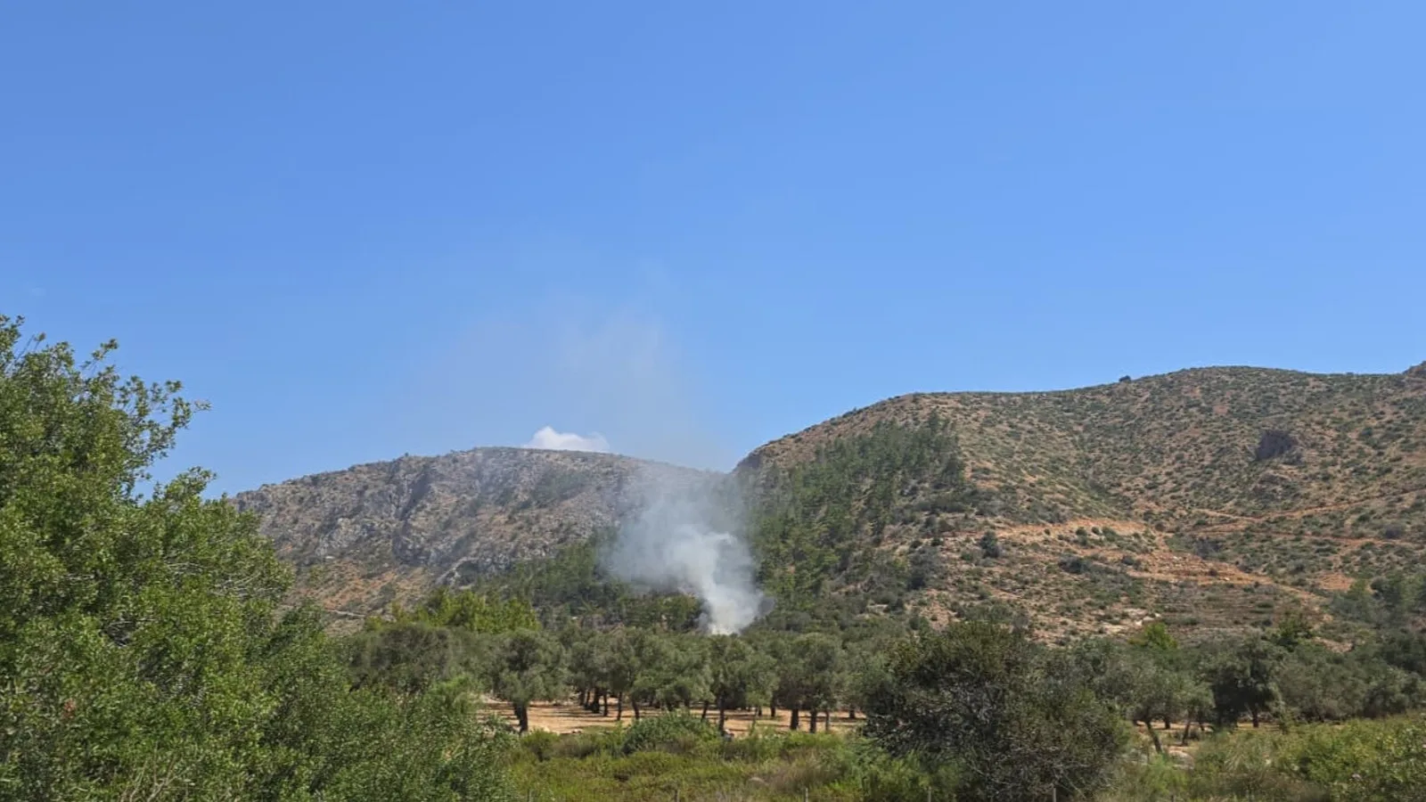 Bodrum’da Ev Yangını, Ormana Sıçramadan Söndürüldü!