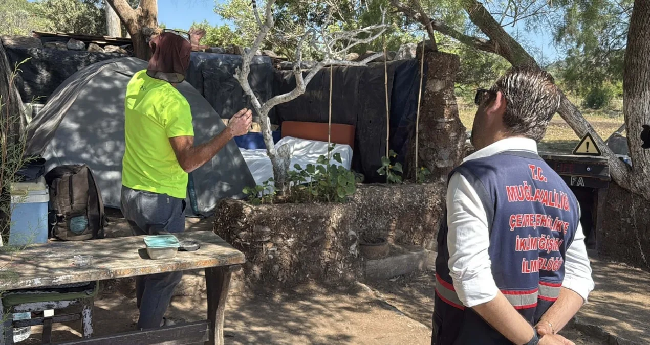 Bodrum’da Kaçak Yapı Yıkımında Gergin Anlar!
