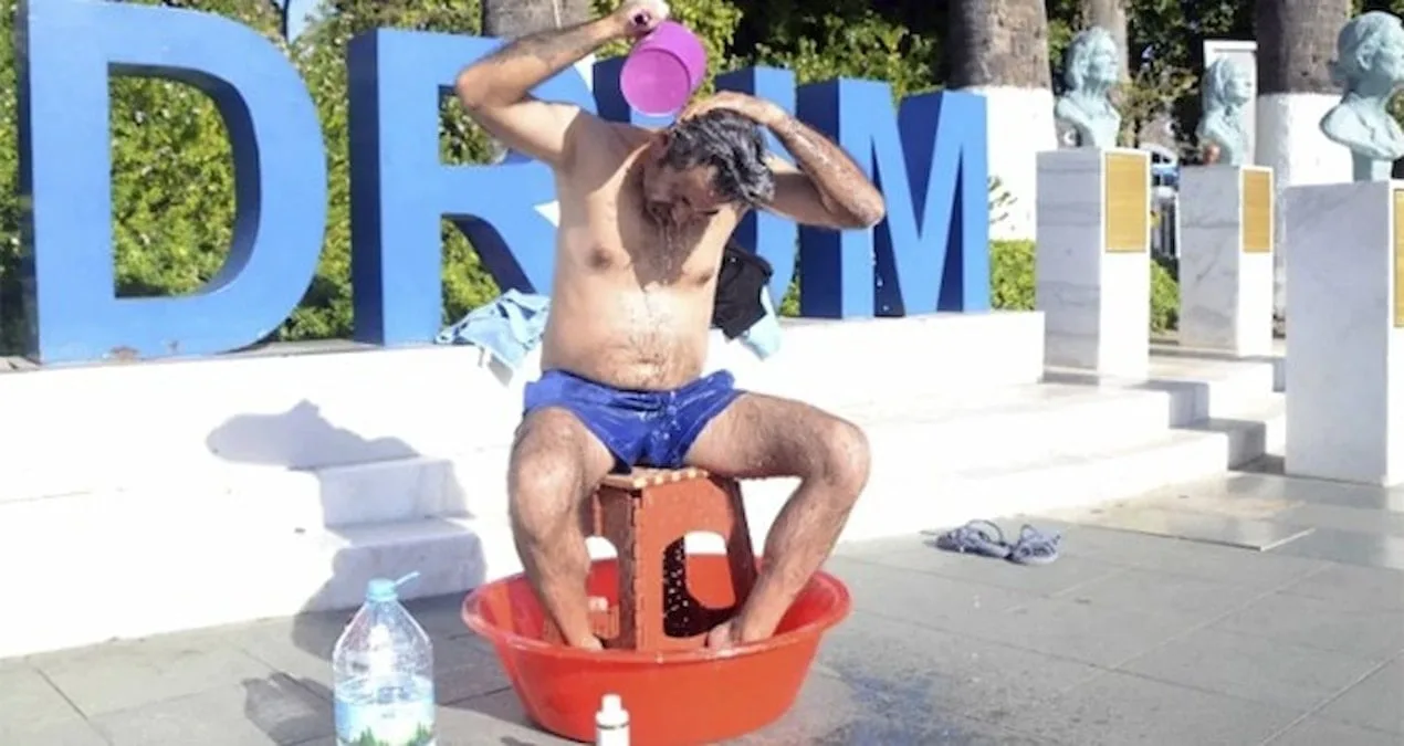 Bodrum’da Su Kesintisine Protesto: Duşta Eylem!