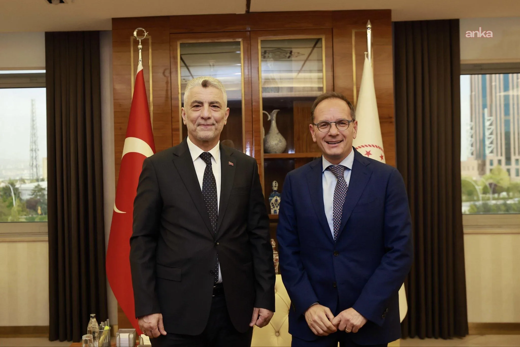 Bolat ve Manzo’dan Ticaret İlişkilerine Vurgu