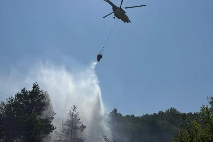 Bolu’da Yangın Kısa Sürede Kontrol Altına Alındı