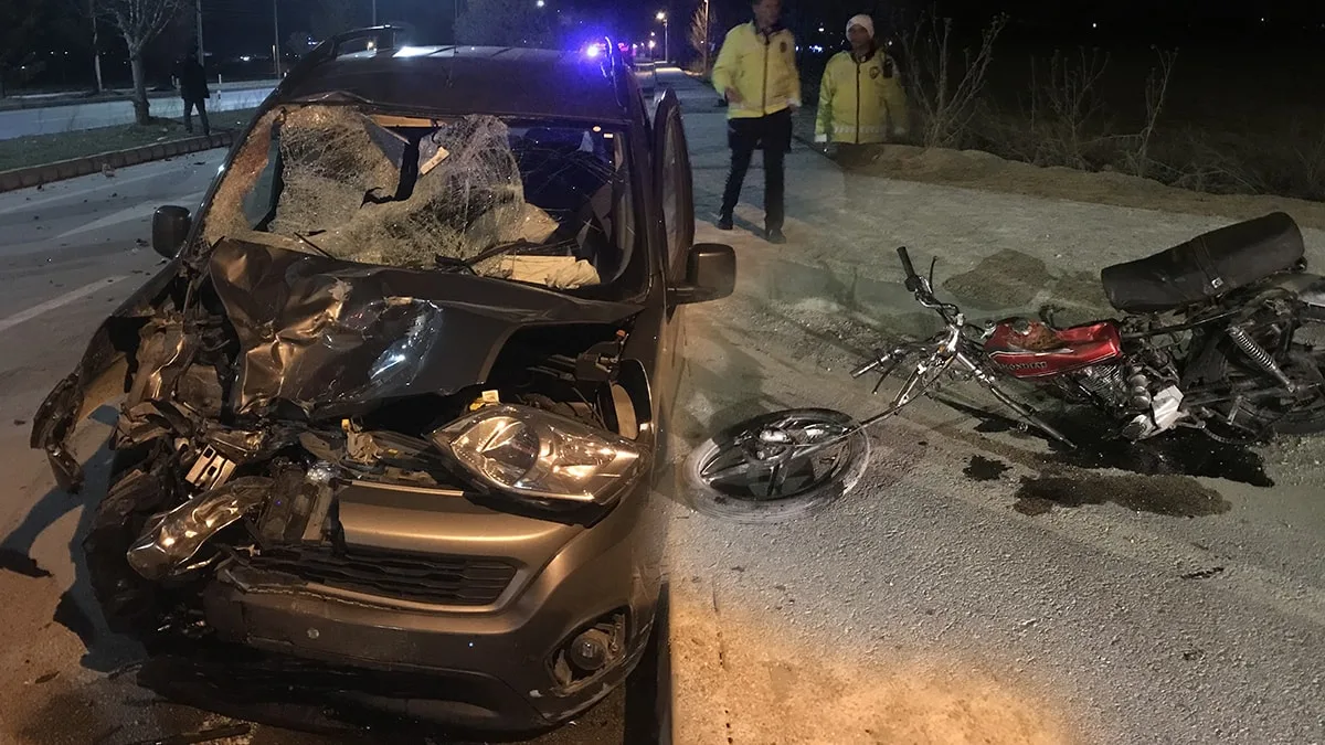 Bolvadin Motosiklet Kazası