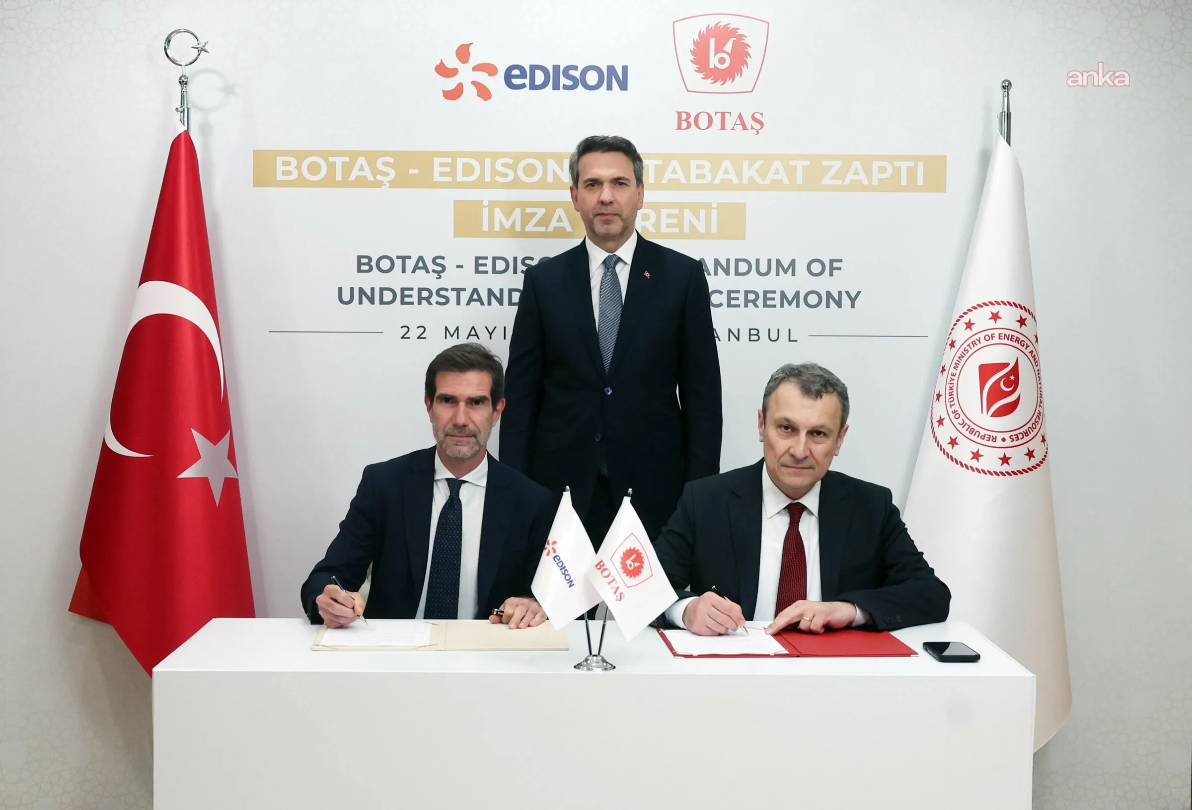 BOTAŞ ve Edison’dan Doğal Gaz İş Birliği Anlaşması