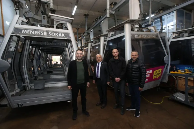 Boztepe Teleferiği’nde 60 Bin Saatlik Bakım Başladı