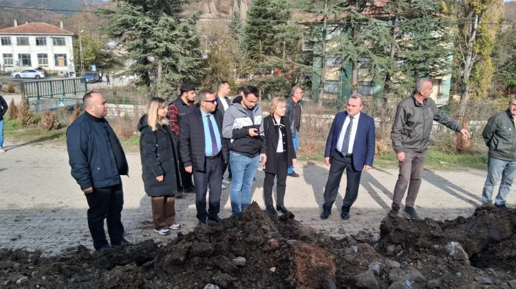 Bozüyük’te İçme Suyu Hattı İnşaatı Hızla Devam Ediyor