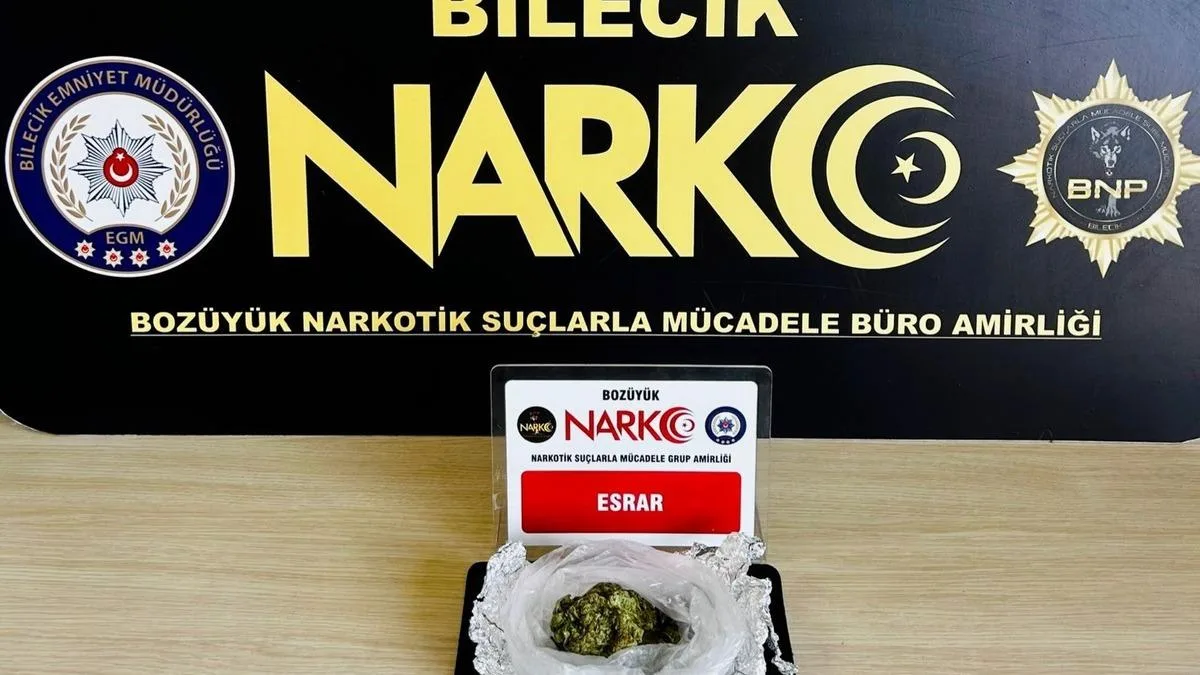 Bozüyük’te Uyuşturucu Operasyonu: 1 Gözaltı!