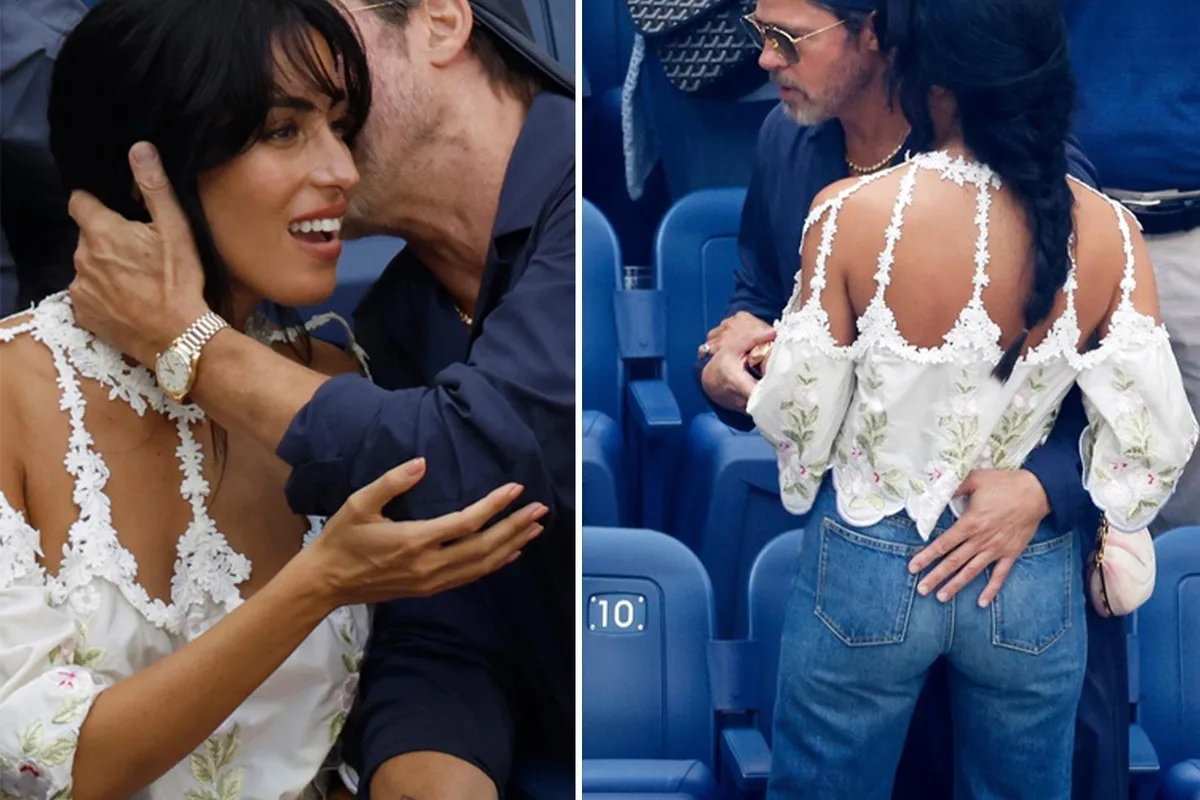 Brad Pitt ve 29 Yaş Küçük Sevgilisi Ines de Ramon, ABD Açık’ta Aşk Tazeledi