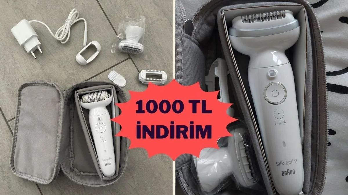 Braun Silk-épil 9 ile Ipeksi Ciltte %100 İndirim!