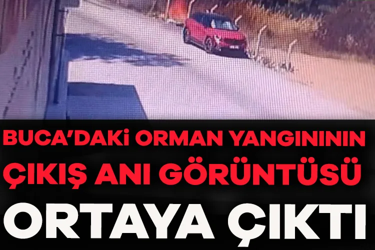 Buca’da Orman Yangını: Kıvılcımın Çıkış Anı