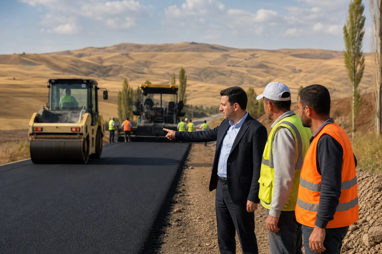 Bulanık’ta 18 Kilometrelik Asfalt Çalışmaları Sürüyor