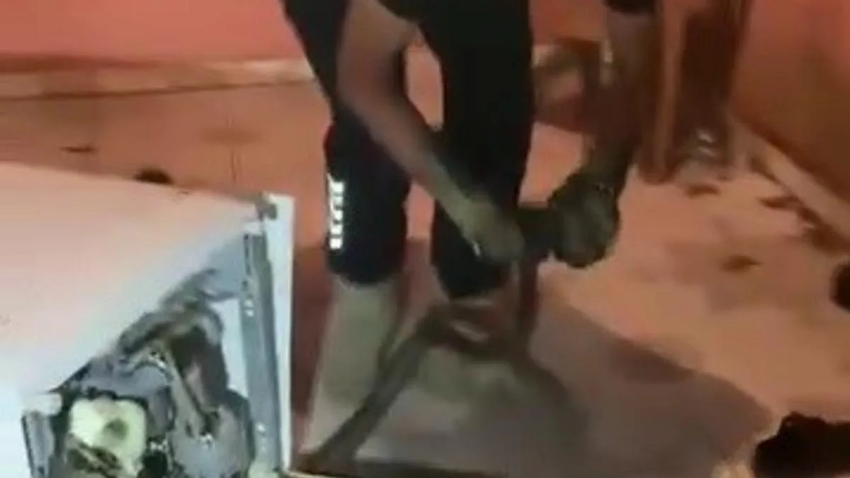 Bulaşık Makinesinde Yılan Panik Yarattı!