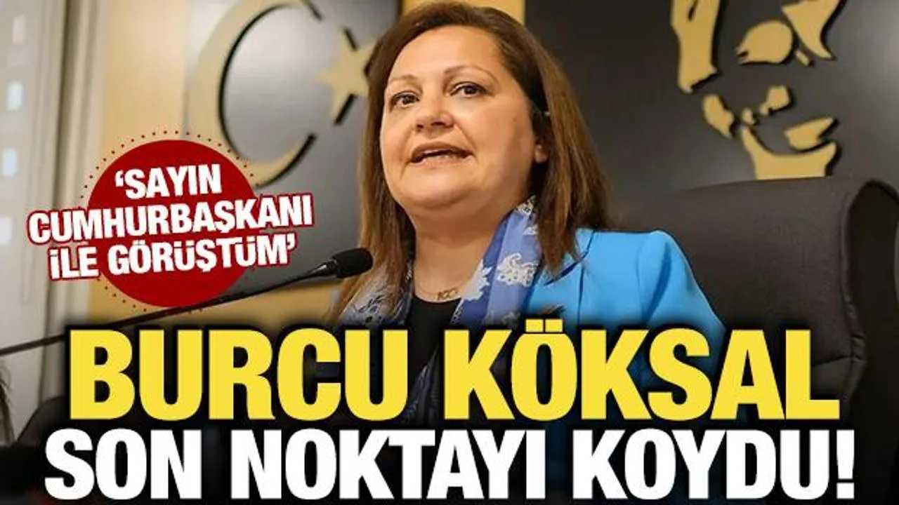 Burcu Köksal AK Parti’ye Geçişini Açıkladı!