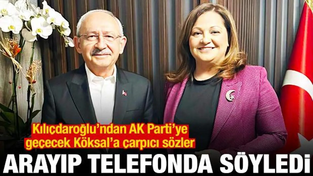 Burcu Köksal CHP’den AK Parti’ye Geçti!