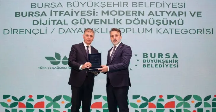 Bursa Büyükşehir’in itfaiye yatırımlarına ulusal ödül