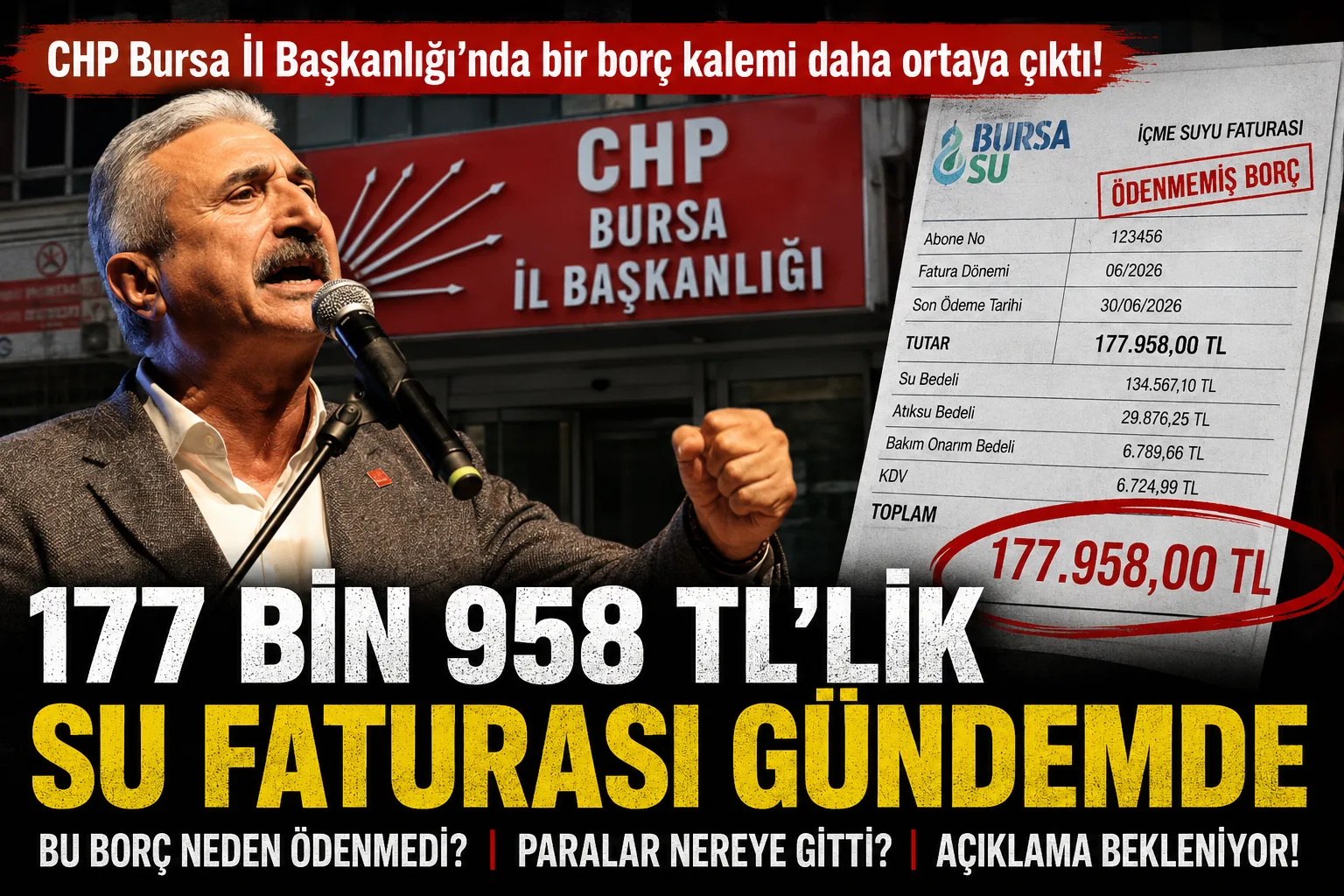 Bursa CHP’de hesap verme zamanı!