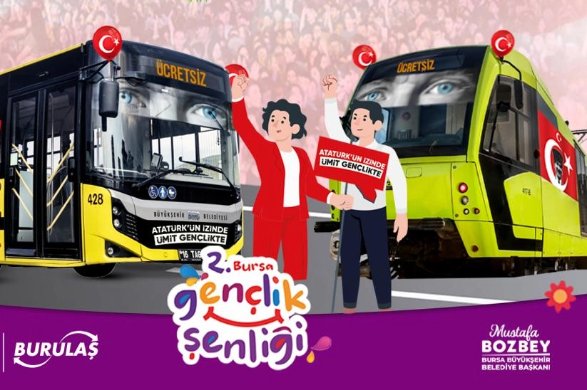 Bursa’da 19 Mayıs Ulaşımı Ücretsiz Olacak!