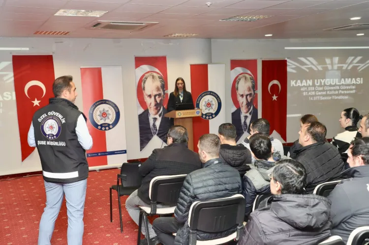 Bursa'da özel güvenlik eğitimi