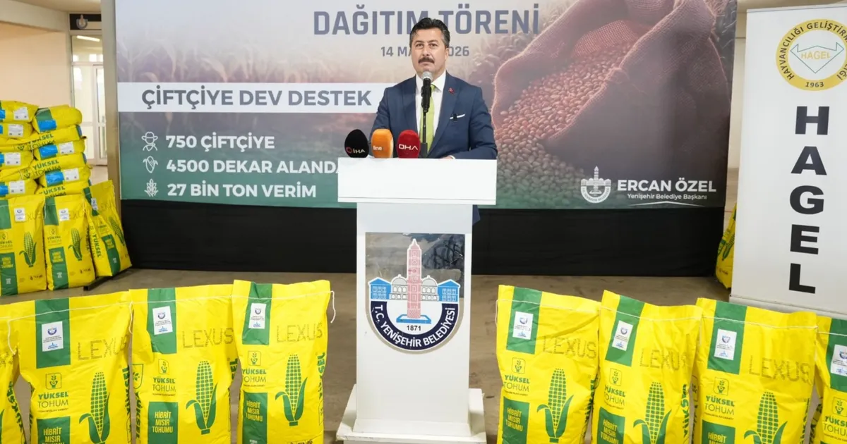 Bursa’da 750 Çiftçiye Mısır Tohumu Desteği!