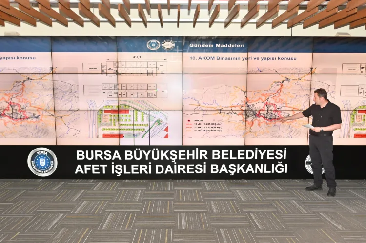 Bursa’da Afet Yönetimi İçin Kritik Toplantı Yapıldı