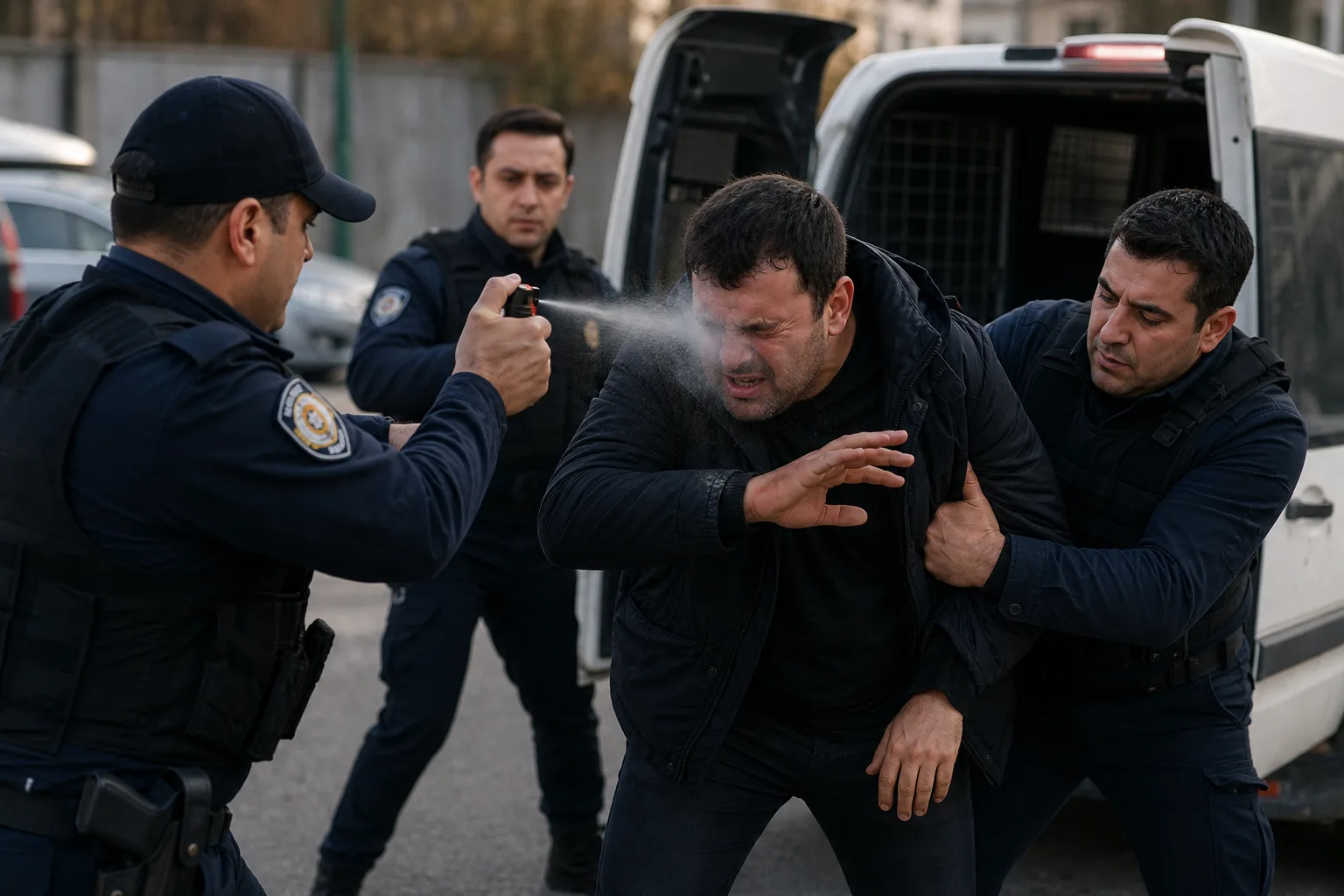 Bursa’da Biber Gazı ile Gözaltına Alınan Şüpheli