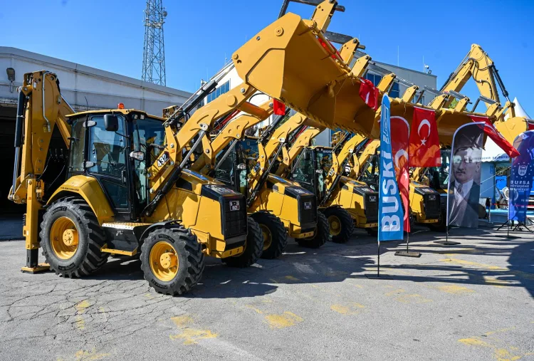 Bursa’da BUSKİ’ye 156 Milyon TL’lik Yeni Araç