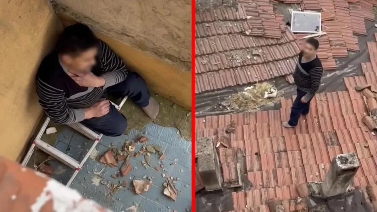Bursa’da Çatıdaki Firari Suçlu Yakalandı!