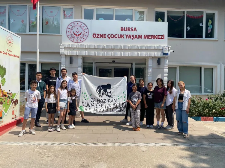 Bursa’da Çocuk İşçiliğine Karşı Farkındalık Etkinliği