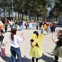 Bursa'da çocuklar patili dostlarla buluştu