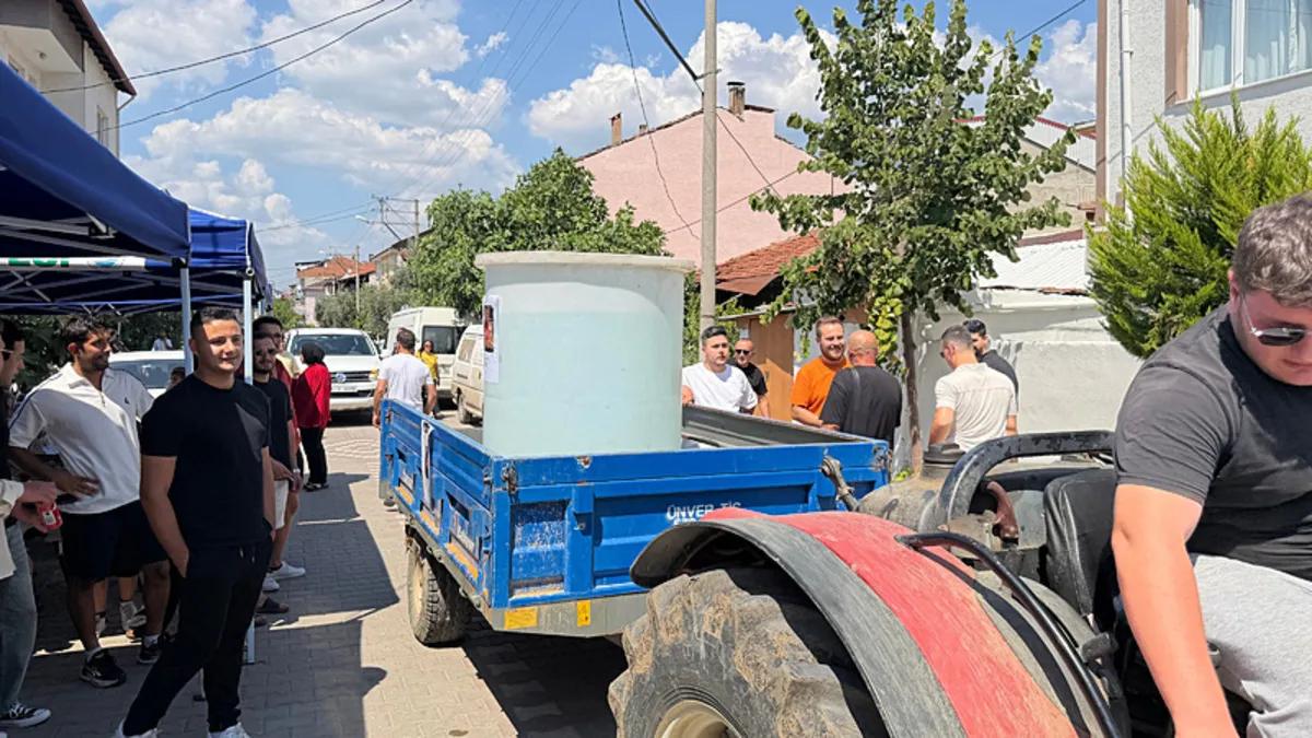 Bursa’da Damat Su Tankına Atıldı!