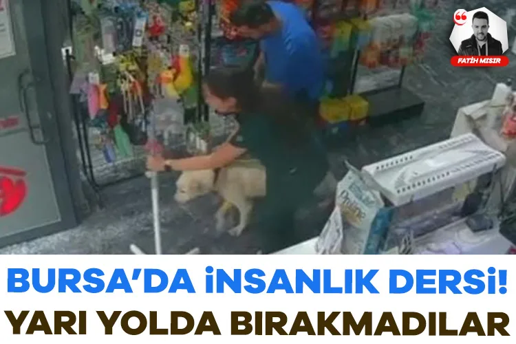 Bursa’da Deprem Anında Köpeğini Kurtaran Kahraman