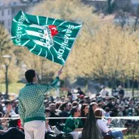 Bursa'da dev ekranda Bursaspor coşkusu! Bursa'da dev ekranda Bursaspor coşkusu!