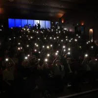 Bursa'da dev ekranda milli coşku Bursa'da dev ekranda milli coşku
