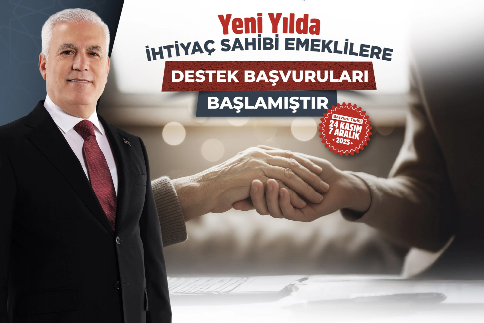 Bursa’da Emeklilere Yılbaşı Desteği Başvuruları Başladı!