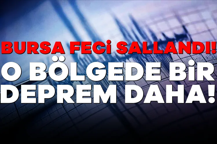 Bursa’da Gece Depremi! Şiddetli Sallantı Hissedildi