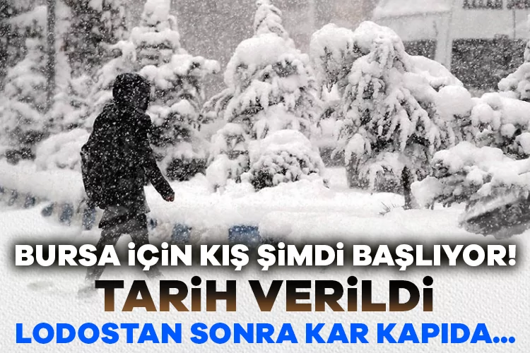 Bursa’da Kar Yağışı Geliyor, Dikkat!